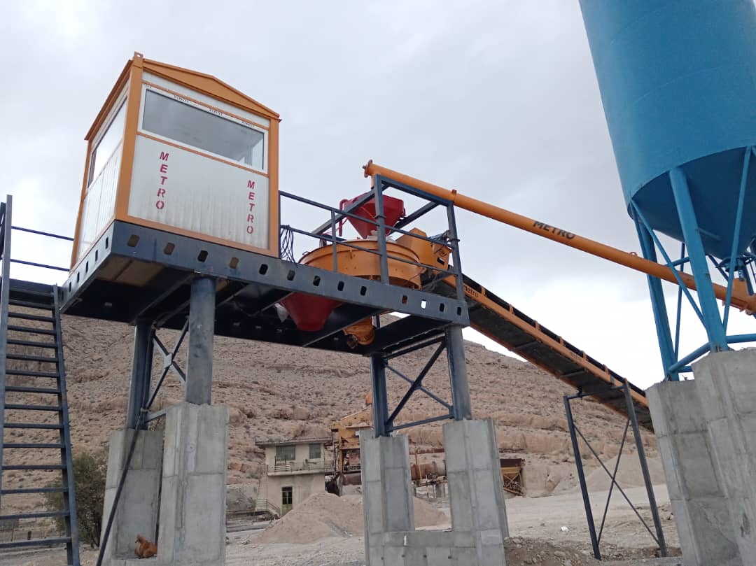 بچینگ پلانت ثابت تر ۳۰ متر مکعبی مدل BTH-P0/5 – ایستگاه مرکزی بتن