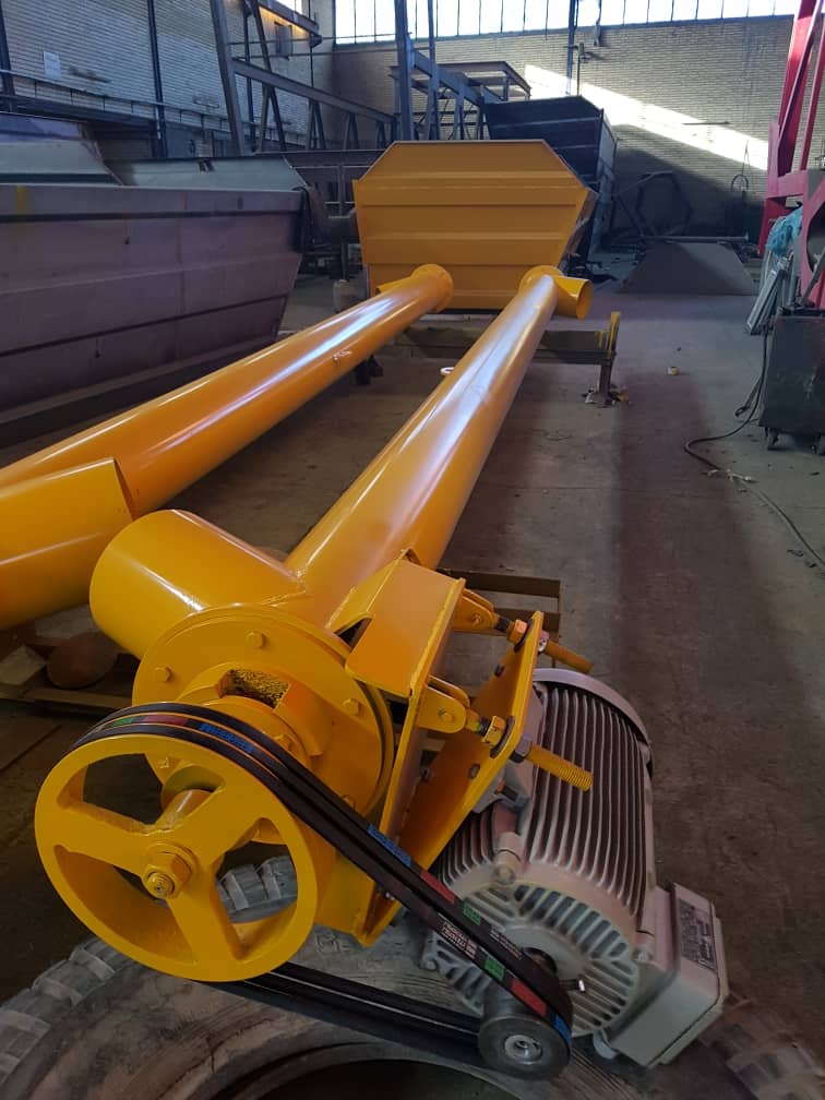 اسکروی سیمان ۱۰ اینچ مدل SCF مناسب برای بچینگ بتن و انتقال مواد پودری صنعتی